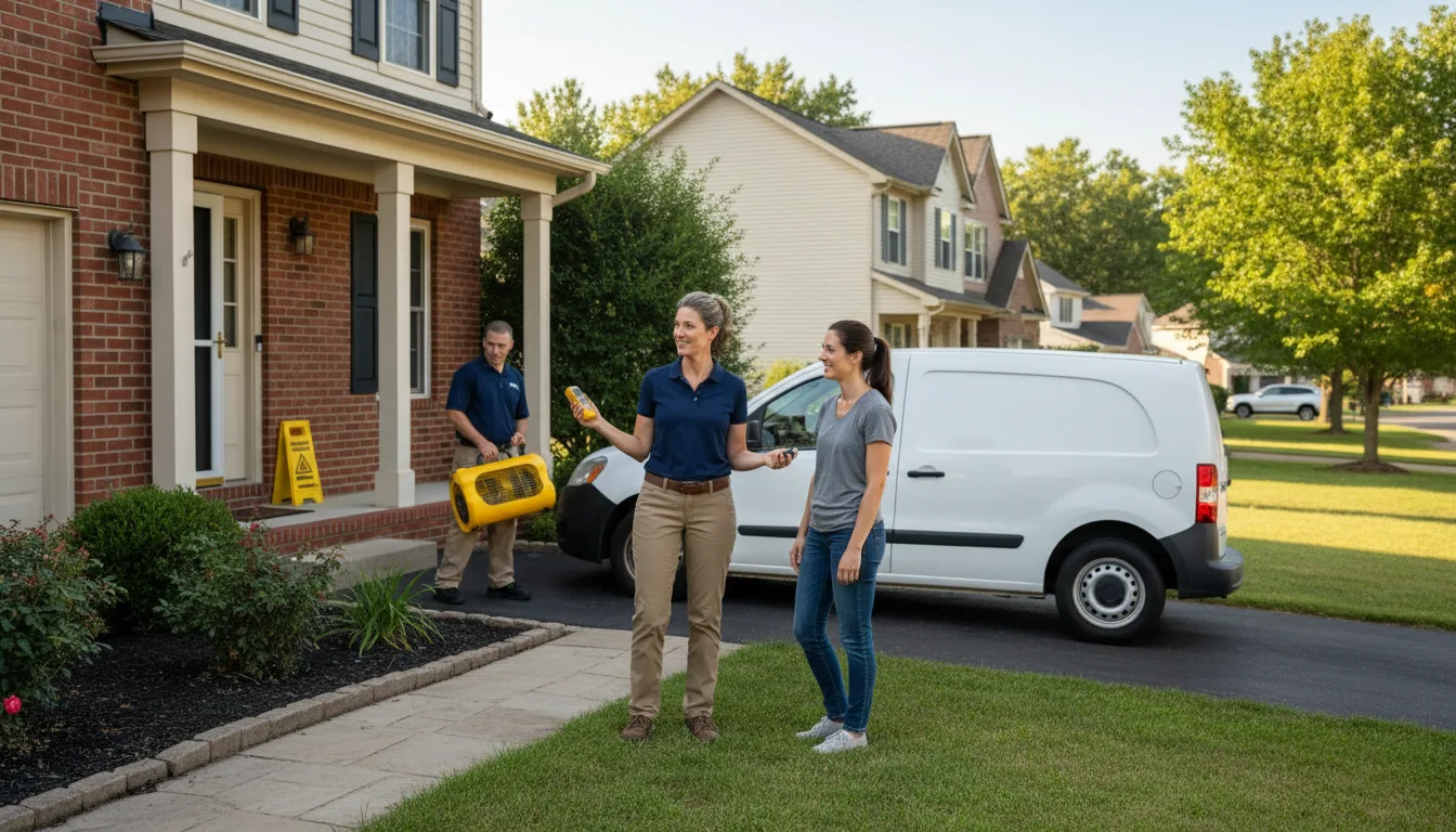 Water restoration image for Dehumidification And Cleanup Services in Rockledge, FL